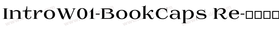 IntroW01-BookCaps Re字体转换